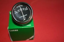 AMPEROMETRO ORIGINALE TRIUMPH NORTON BSA LUCAS 6V 8V-0-8V 1 3/4" 36084