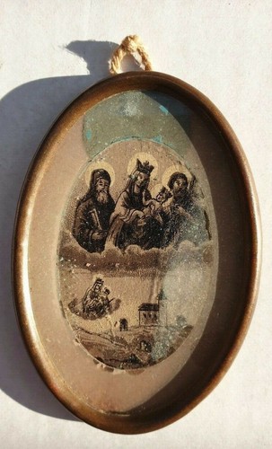 Antico medaglione religioso