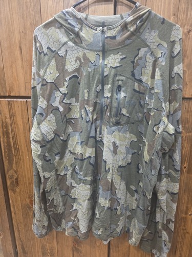 Felpa con cappuccio zip kuiu - con,