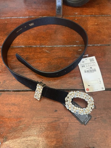 Cintura zara nera - zara, velluto