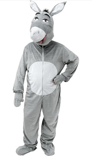 Costume asino adulto - adulto, testa