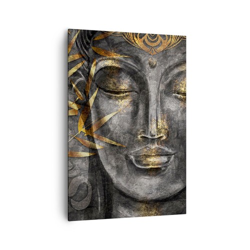 Quadro tela 70x100cm buddha - quadro,