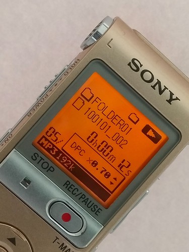 Sony icd 512 - sony, ux