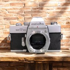 Fotocamera Analogica Minolta SR T 101 Vintage Anni 60 Reflex Corpo E Manuale Uso