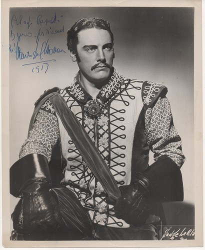 Autografo mario del - mario, monaco