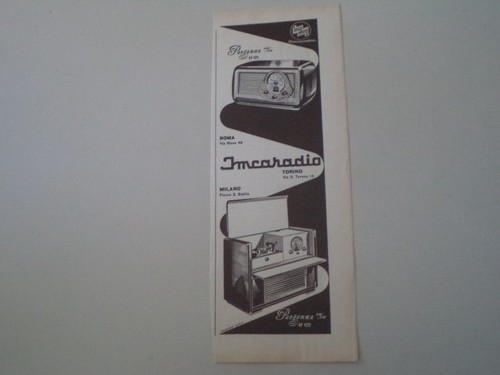 Advertising pubblicità 1954 - pubblicità,