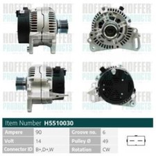 Alternatore per VOLKSWAGEN PASSAT B3 B4 H5510030 <