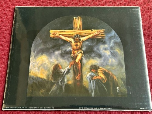 Jesus the cross glossy - on,