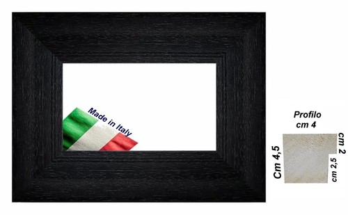 Cornice nera cassetta in - cornice, a