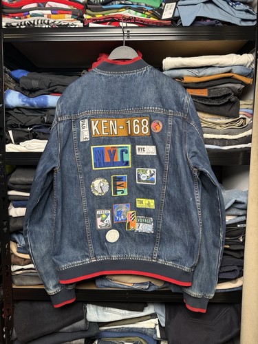 Vtg kenzo jeans outerwear - vtg,