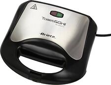 Ariete Tostapane Tostiera Piastra Toast Antiaderente 750W Toast&Grill Easy