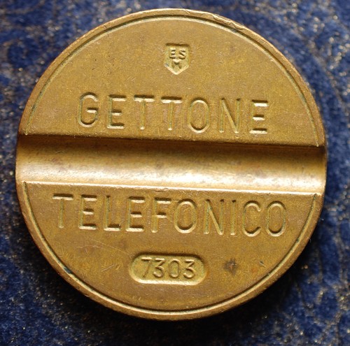 Gettone telefonico esm 7303 - telefonico,