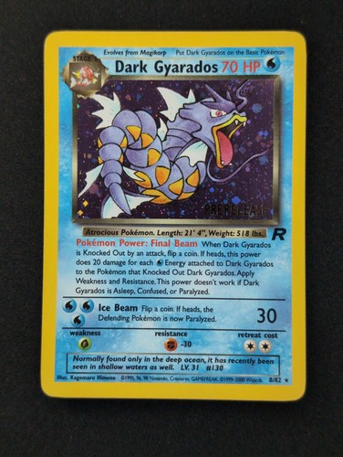 Dark gyarados - gyarados, (prerelease)