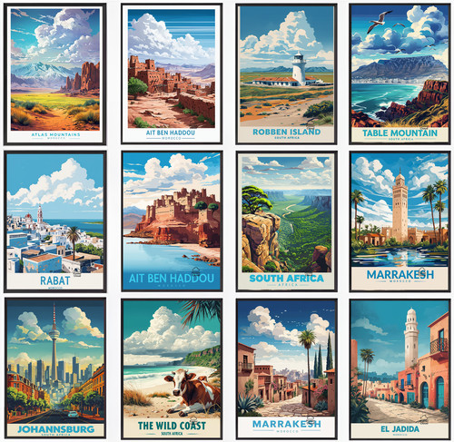 Poster viaggio vintage - da,