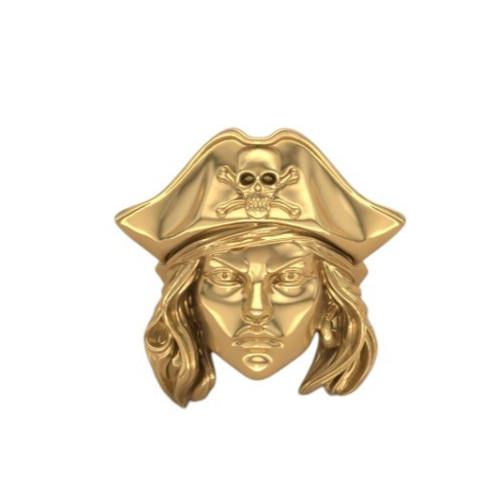 Anello teschio capitano pirata