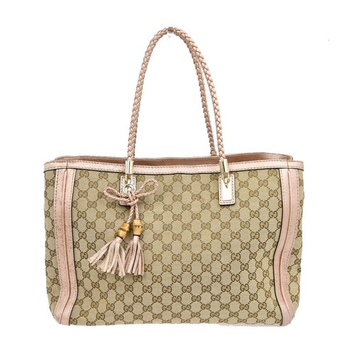 Borsa tracolla gucci - a, bambù