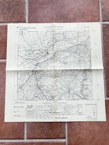 Gradisca isonzo 1896 carta - d'isonzo,