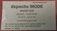 BIGLIETTO DEPECHE MODE EXCITER