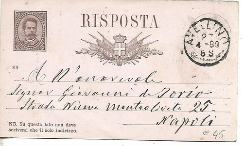 1889 umberto intero postale - umberto,