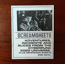 Cyberpunk 2020 Screamsheets 2077 rpg gdr first edition box 1990 talsorian