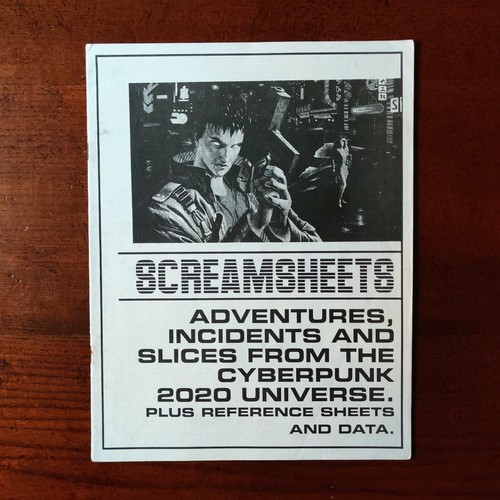 Cyberpunk 2020 screamsheets - 2020,