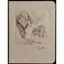 Riproduzione Fotolitografica Renato Guttuso - Autoritratti Firmati