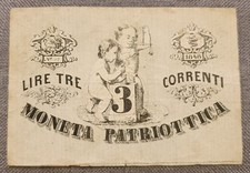 0 3 LIRE CORRENTI 1848 MONETA