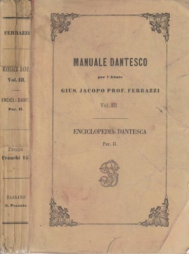 Enciclopedia dantesca vol - enciclopedia, ii
