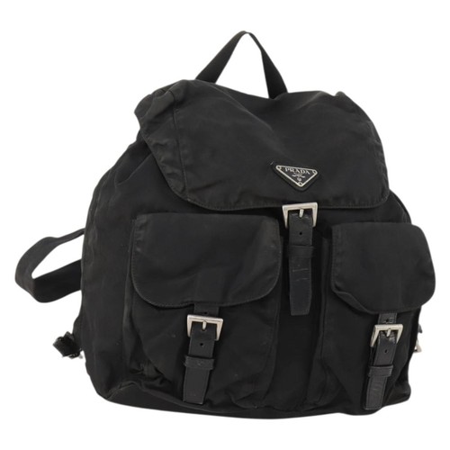 Zaino prada nylon pelle nero - zaino,