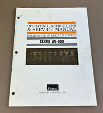 Sansui Au-999 Amplificatore