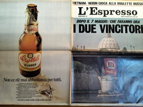 Espresso 1972 vincitori - espresso, 1972/20=vincitori