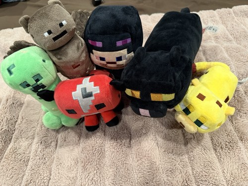 Mojang minecraft plush lot - minecraft,