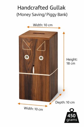 Salvadanaio legno grande - legno,