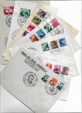 MICHELANGIOLESCA 1960 su busta; annullata primo giorno Caprese Michelangelo