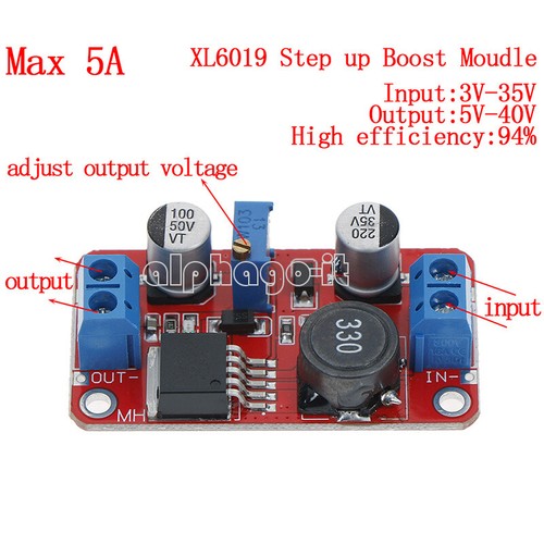 Step up power module - step,