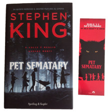 STEPHEN KING PET SEMATARY 1° EDIZIONE 2019 SPERLING KUPFER  CON SEGNALIBRO