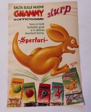 Inserto ritaglio pubblicità 1990 salta sulle nuove Gnammy slurp Sperlari 