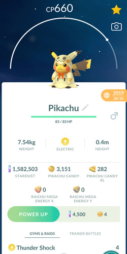 Pokemon trade costume - go,