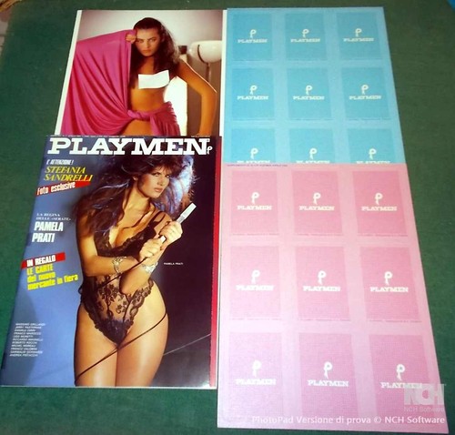 Playmen del 1985 con carte - del,