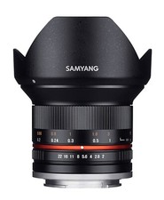 Samyang 12 mm F2.0 obiettivo messa a fuoco manuale per Sony-E - nero
