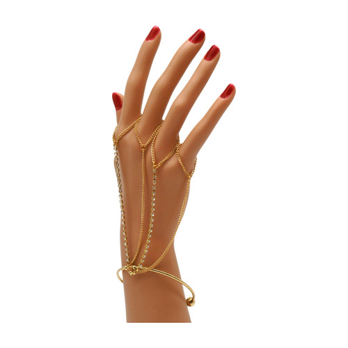 Bracciale donna oro metallo