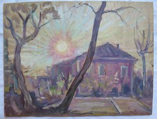 PAESAGGIO DI CAMPAGNA ALL'ALBA