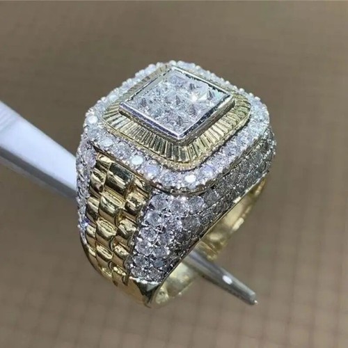 Anello uomo rapper ghiacciato - uomo,