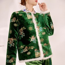 Giacche ricamo pelliccia