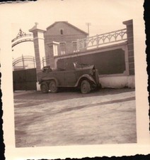 FOTO ANNI '40 - AUTOMEZZO AUTOMOBILE TEDESCA GERMAN - SECONDA GUERRA MONDIALE - 