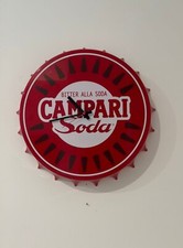 OROLOGIO CAMPARI SODA DA PARETE A FORMA DI TAPPO