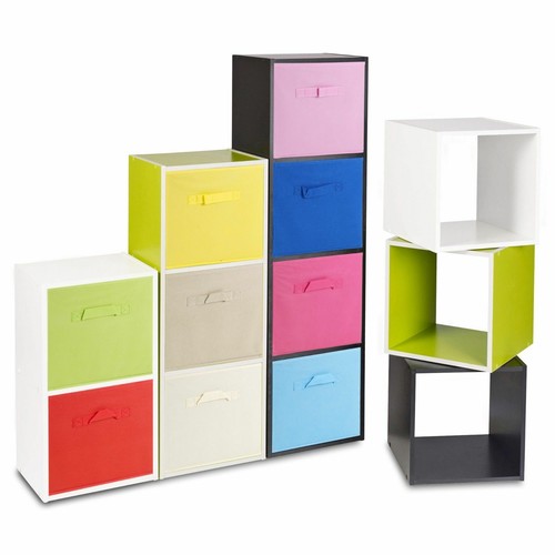 Libreria legno cubi - legno, a