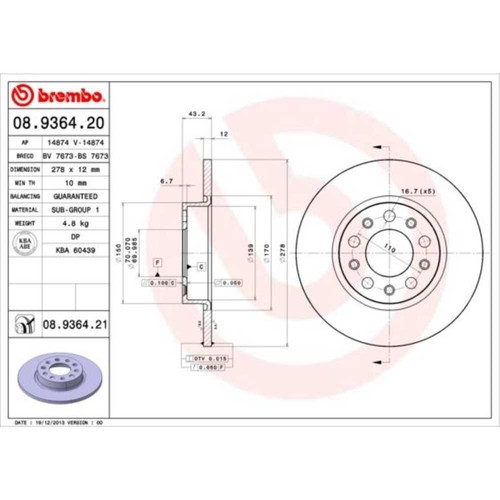 Brembo disco freno - brembo,