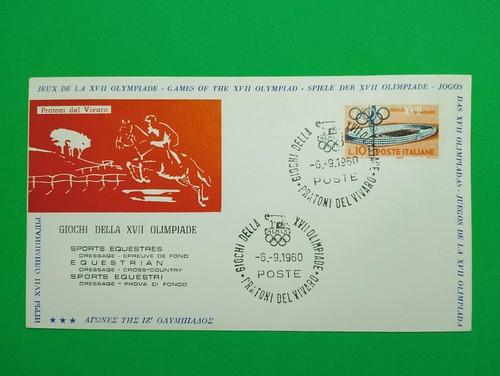 Fdc olimpiadi roma 1960 - fdc,
