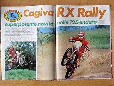 Motociclismo 1981 con prova CAGIVA RX 125 RALLY - MOTO D' EPOCA